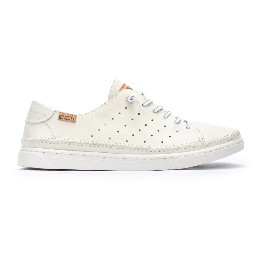 Men\'s Pikolinos ALICANTE Sneakers Cream | NZ CQ81329